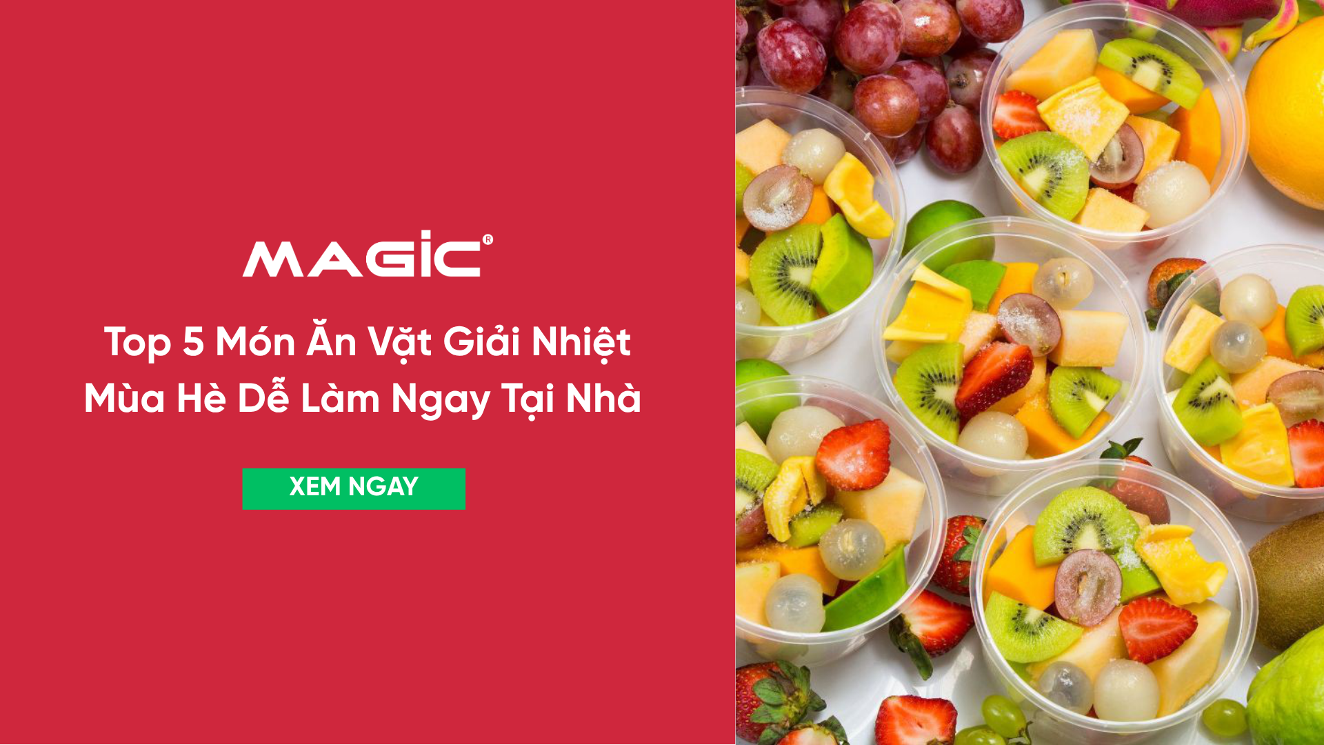 món ăn vặt giải nhiệt mùa hè