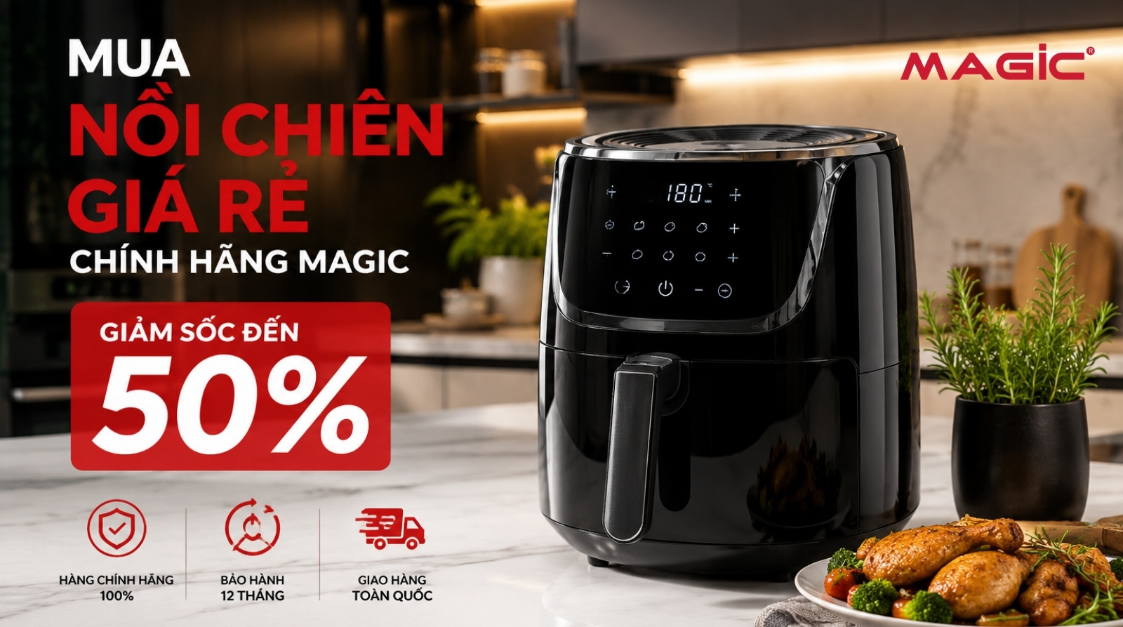 Mua Nồi Chiên Giá Rẻ Chính Hãng Magic - Giảm Sốc Đến 50% 1 Mua Nồi Chiên Giá Rẻ Chính Hãng Magic - Giảm Sốc Đến 50% 1