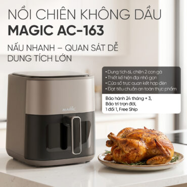 Nồi Chiên Không Dầu Magic Eco AC-163 1 Nồi Chiên Không Dầu Magic Eco AC-163 9