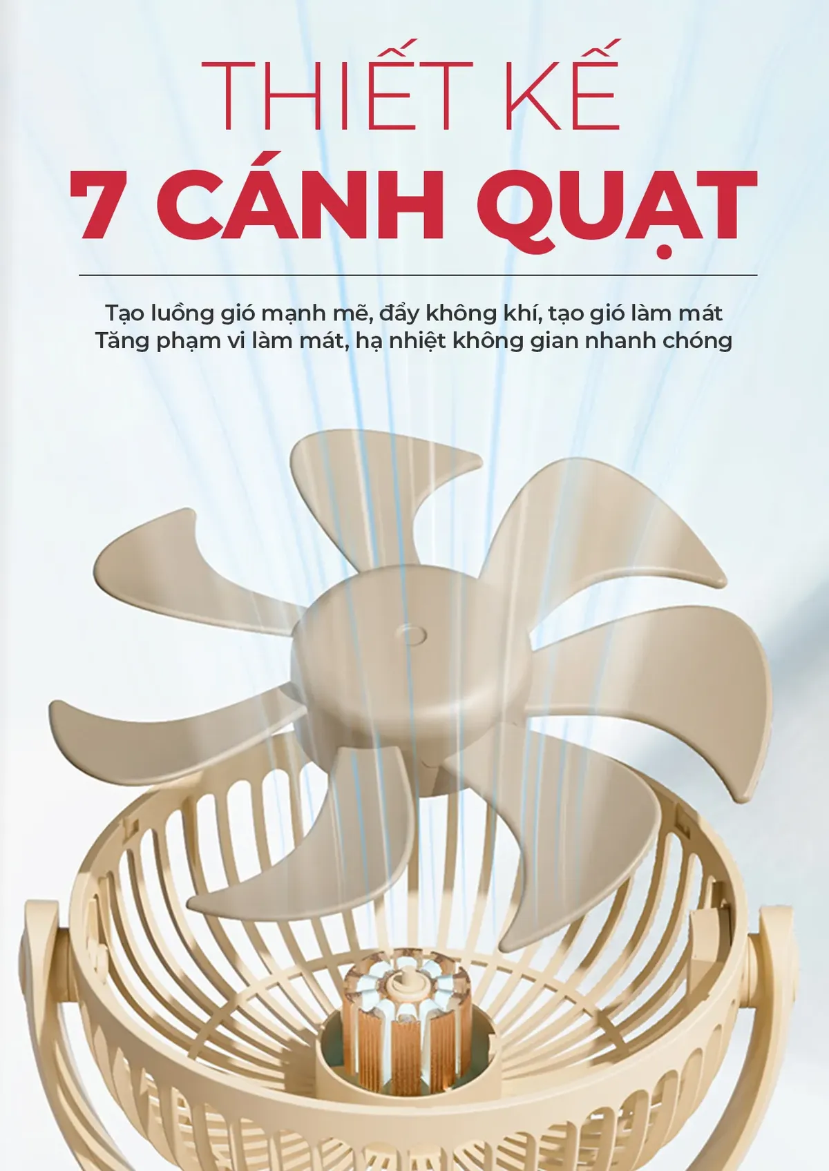 Quạt Tích Điện Kẹp: Hướng Dẫn Chọn Mua, Đánh Giá Từ A-Z Cho Mọi Nhu Cầu 3 Hình ảnh ghép các cảnh quạt tích điện kẹp được sử dụng linh hoạt: kẹp bàn làm việc, nôi em bé, xe đẩy và lều trại, làm nổi bật lợi ích đa năng của quạt sạc điện mini.