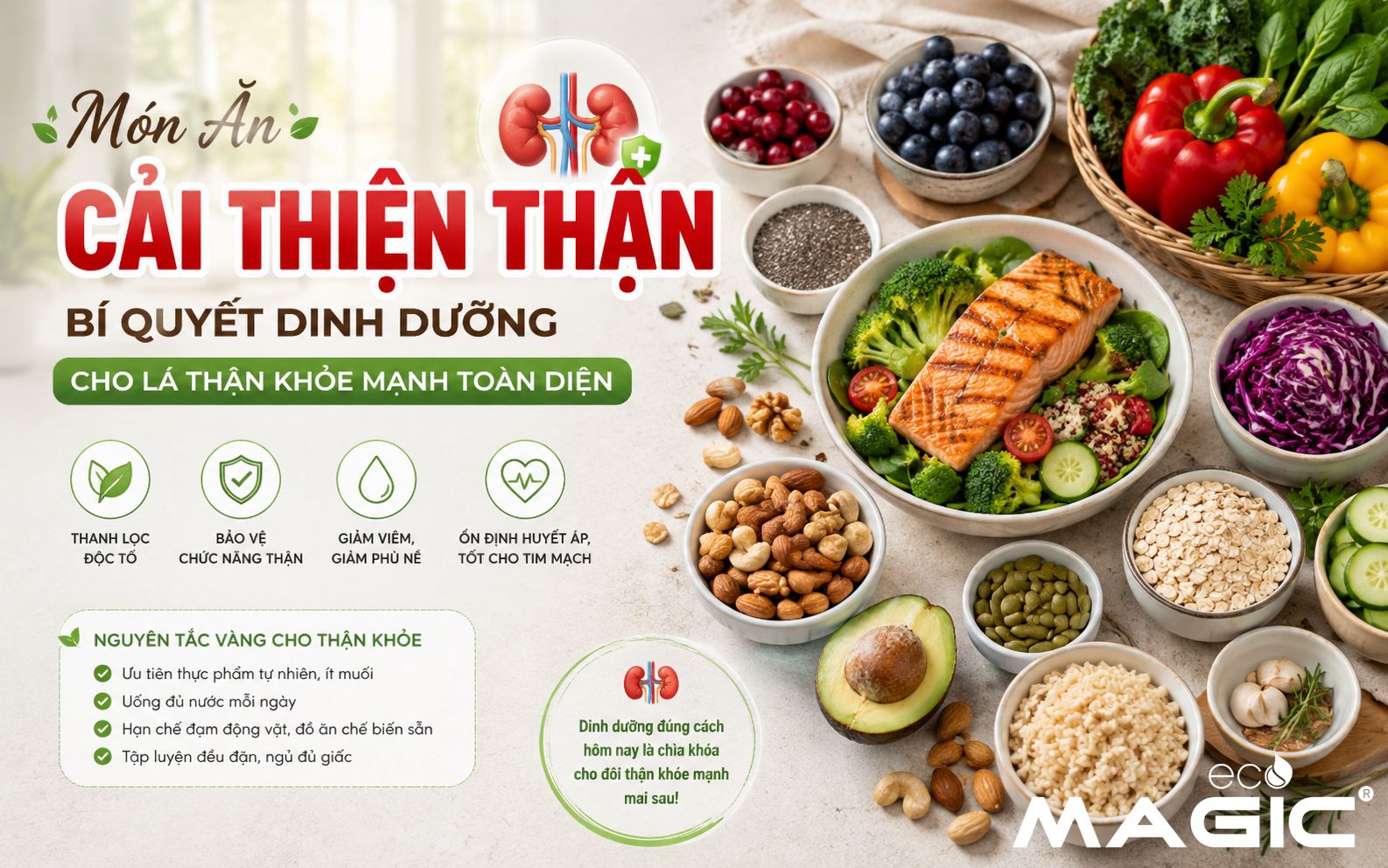 Món Ăn Cải Thiện Thận: Bí Quyết Dinh Dưỡng Cho Lá Thận Khỏe Mạnh Toàn Diện 1 Món Ăn Cải Thiện Thận: Bí Quyết Dinh Dưỡng Cho Lá Thận Khỏe Mạnh Toàn Diện 1