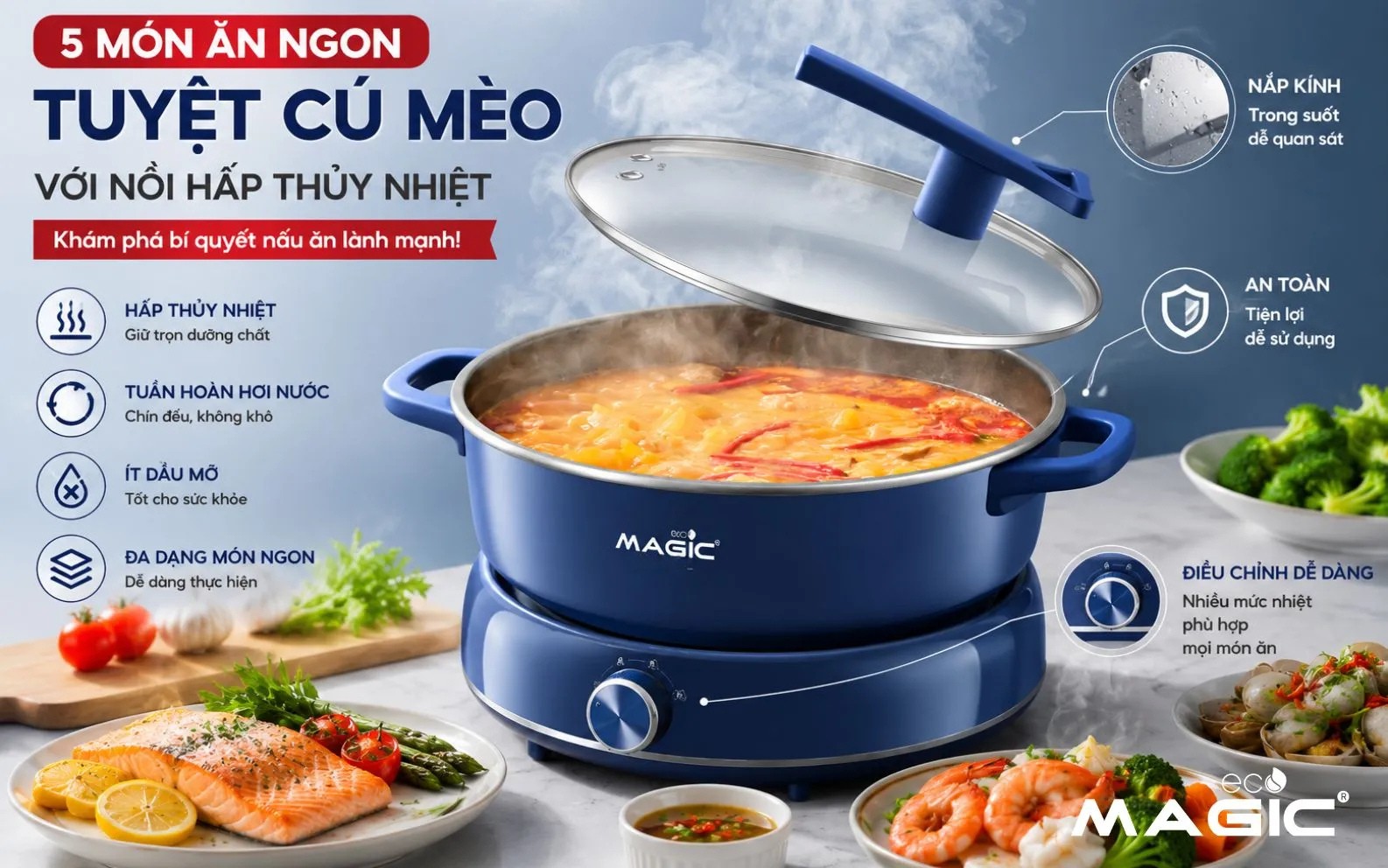 5 Món Ăn Ngon Tuyệt Cú Mèo Với Nồi Hấp Thủy Nhiệt: Khám Phá Bí Quyết Nấu Ăn Lành Mạnh! 2 5 Món Ăn Ngon Tuyệt Cú Mèo Với Nồi Hấp Thủy Nhiệt: Khám Phá Bí Quyết Nấu Ăn Lành Mạnh! 2