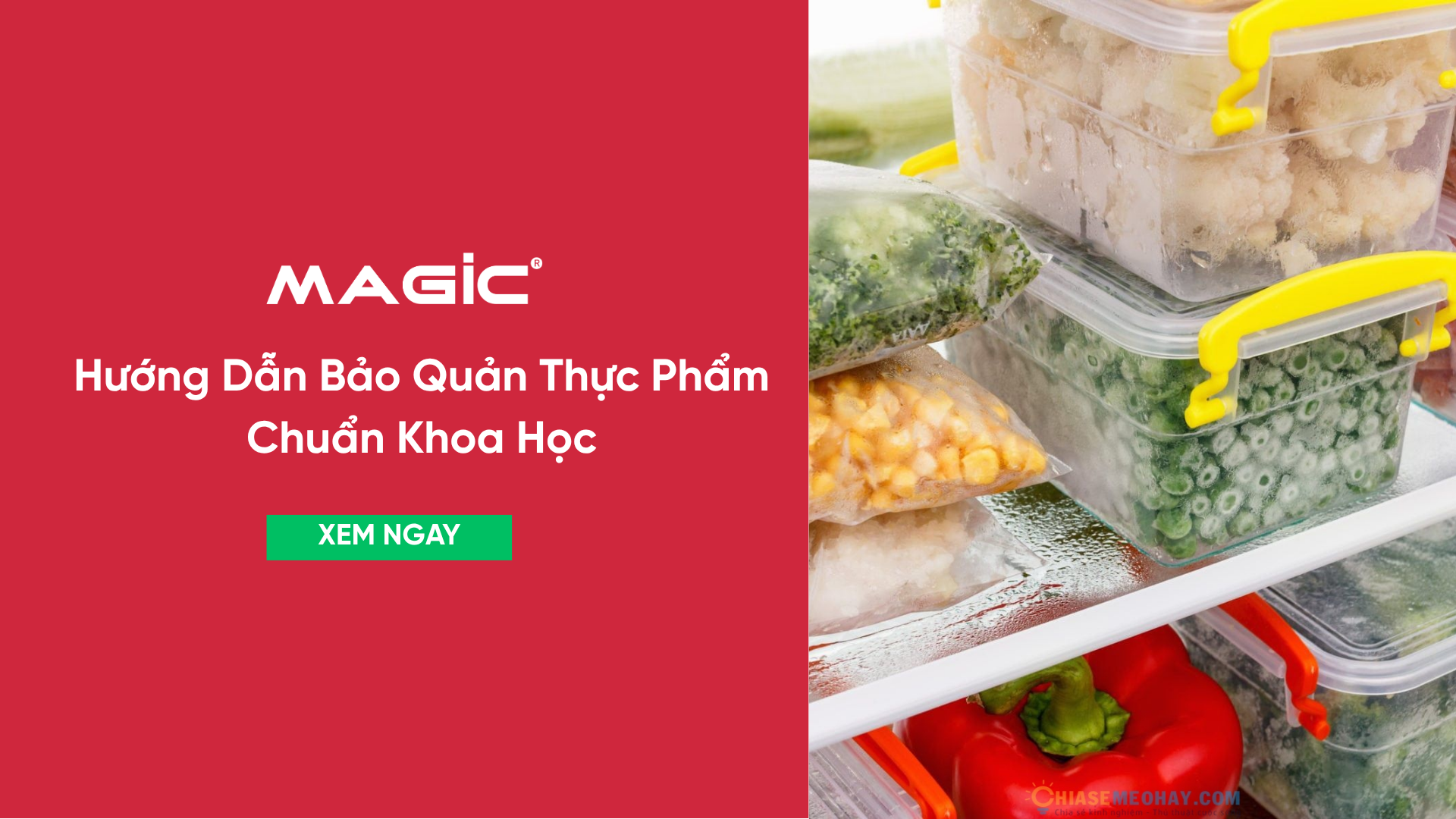 Hướng Dẫn Bảo Quản Thực Phẩm Chuẩn Khoa Học