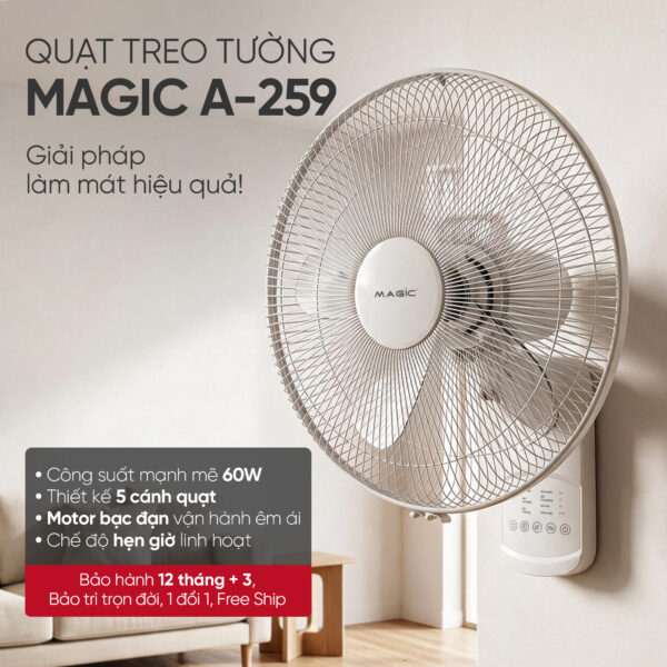 Quạt Treo Tường MAGIC A-259 2