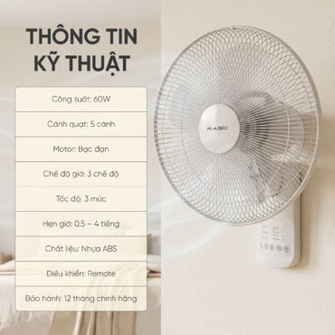 Quạt Treo Tường MAGIC A-259 21