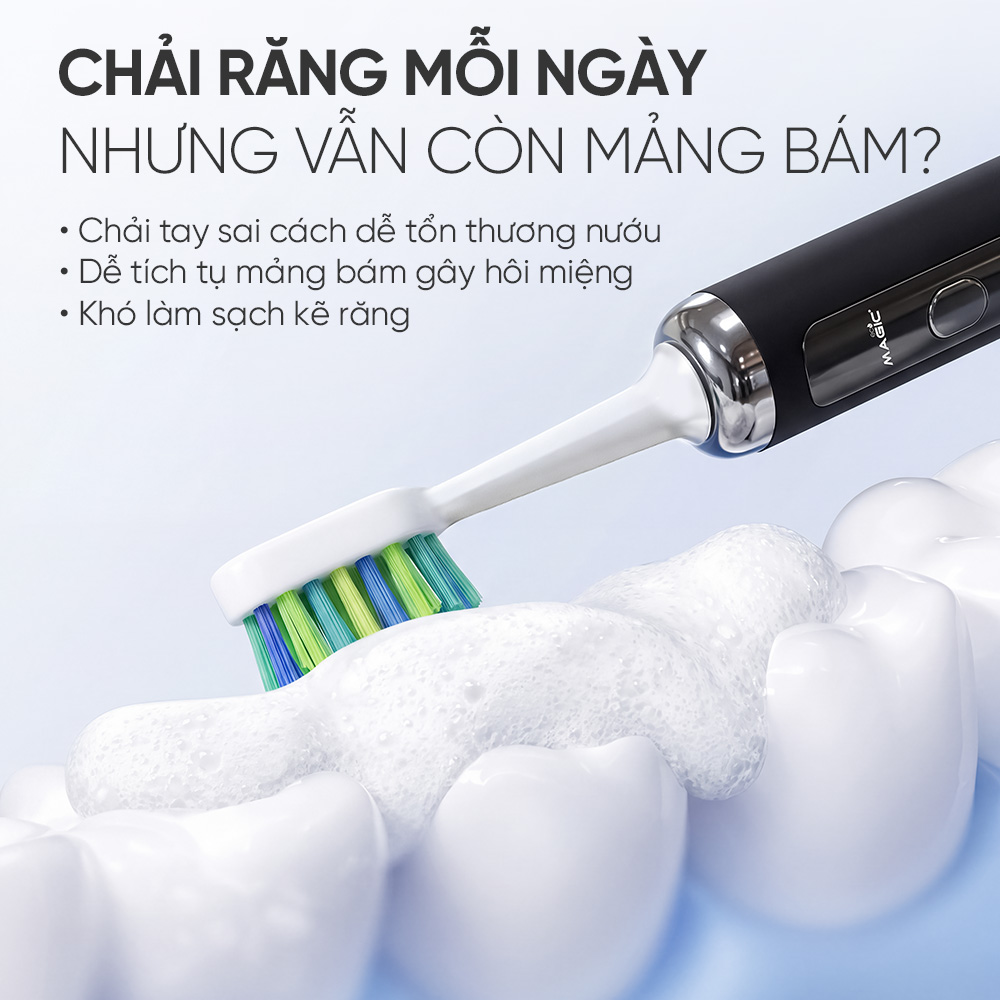 BÀN CHẢI ĐIỆN MAGIC ECO PRO-52 3