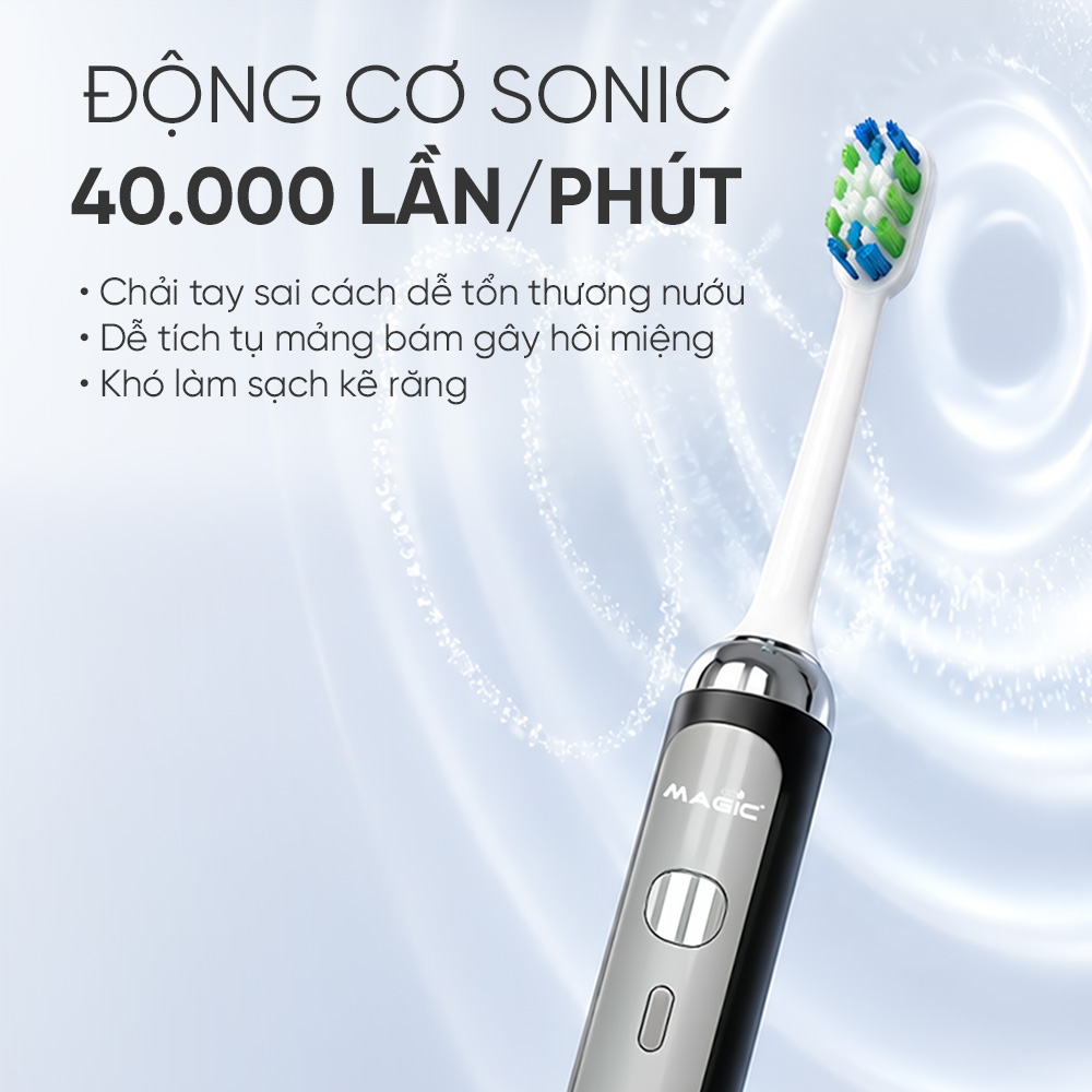 BÀN CHẢI ĐIỆN MAGIC ECO PRO-52 4