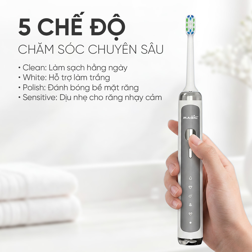BÀN CHẢI ĐIỆN MAGIC ECO PRO-52 5