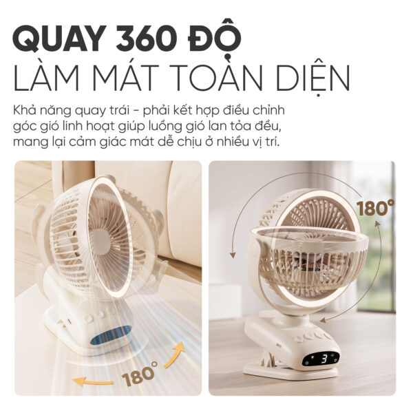 Quạt Mini MAGIC A-004 Pro Max 8