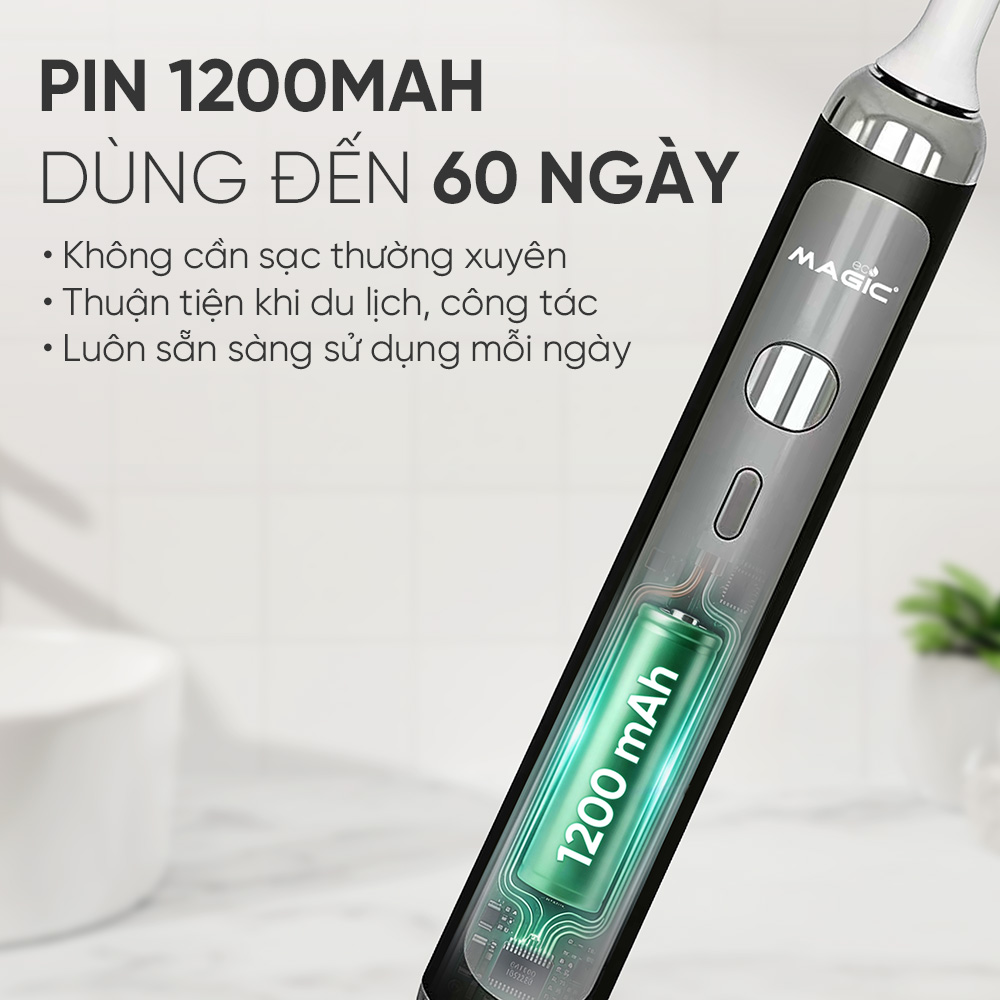 BÀN CHẢI ĐIỆN MAGIC ECO PRO-52 7