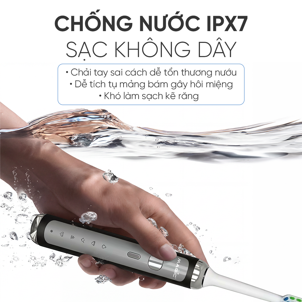 BÀN CHẢI ĐIỆN MAGIC ECO PRO-52 8