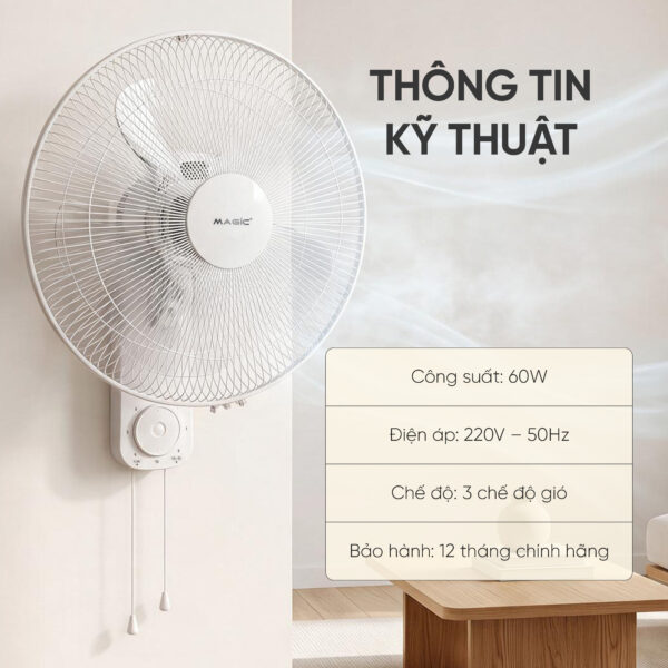 Quạt Treo Tường MAGIC A-258 10