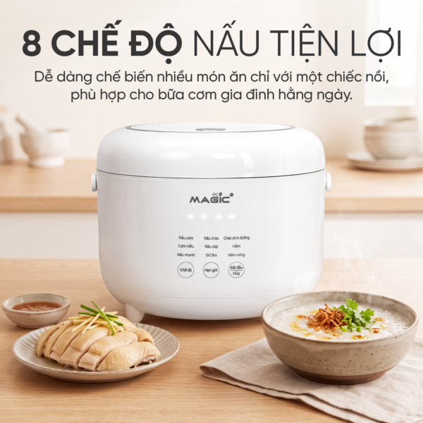 Nồi Cơm Điện Tử MAGIC Eco AC-252 5