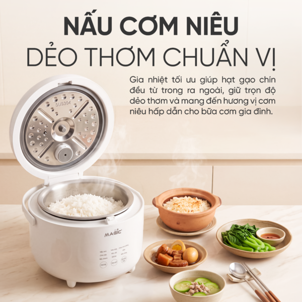 Nồi Cơm Điện Tử MAGIC Eco AC-252 6