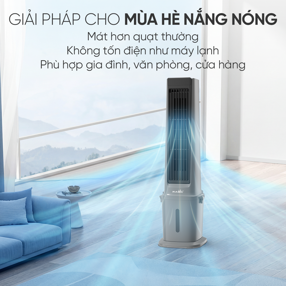 Quạt Hơi Nước MAGIC ECO AC-308 4