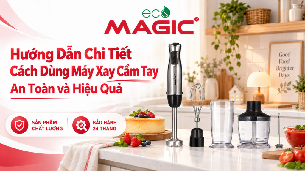 Hướng Dẫn Chi Tiết Cách Dùng Máy Xay Cầm Tay An Toàn và Hiệu Quả 4