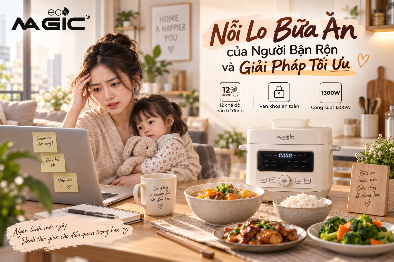 Nồi Áp Suất Cho Người Bận Rộn: Cứu Tinh Gian Bếp Hiện Đại – Nấu Ăn Nhanh Gọn, Giữ Trọn Dinh Dưỡng 1
