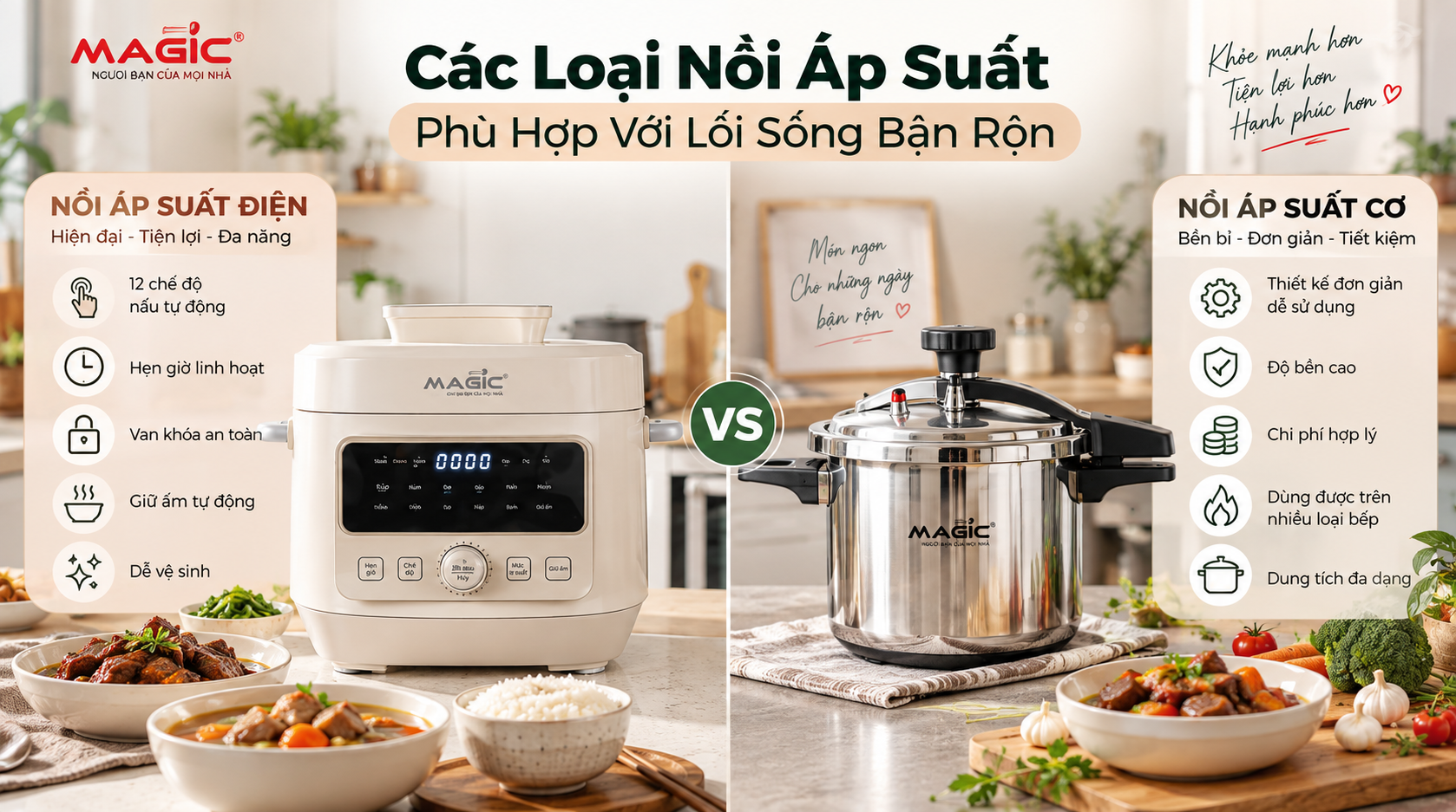 Nồi Áp Suất Cho Người Bận Rộn: Cứu Tinh Gian Bếp Hiện Đại – Nấu Ăn Nhanh Gọn, Giữ Trọn Dinh Dưỡng 3