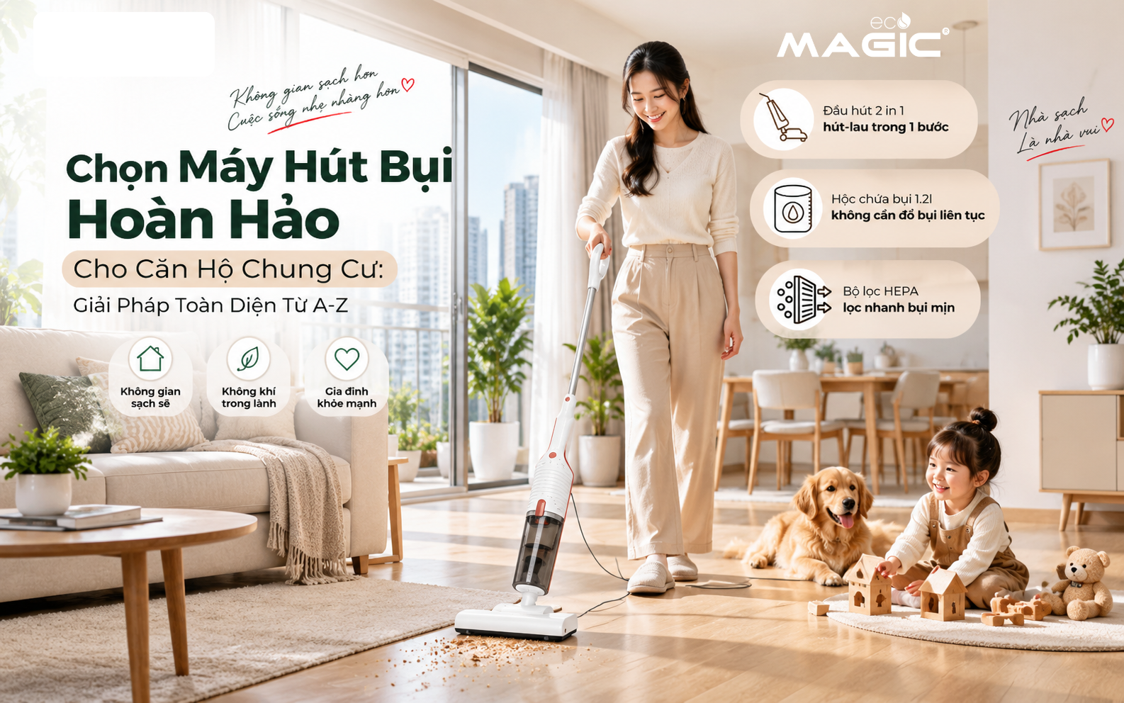 Chọn Máy Hút Bụi Hoàn Hảo Cho Căn Hộ Chung Cư: Giải Pháp Toàn Diện Từ A-Z 1 Chọn Máy Hút Bụi Hoàn Hảo Cho Căn Hộ Chung Cư: Giải Pháp Toàn Diện Từ A-Z 1