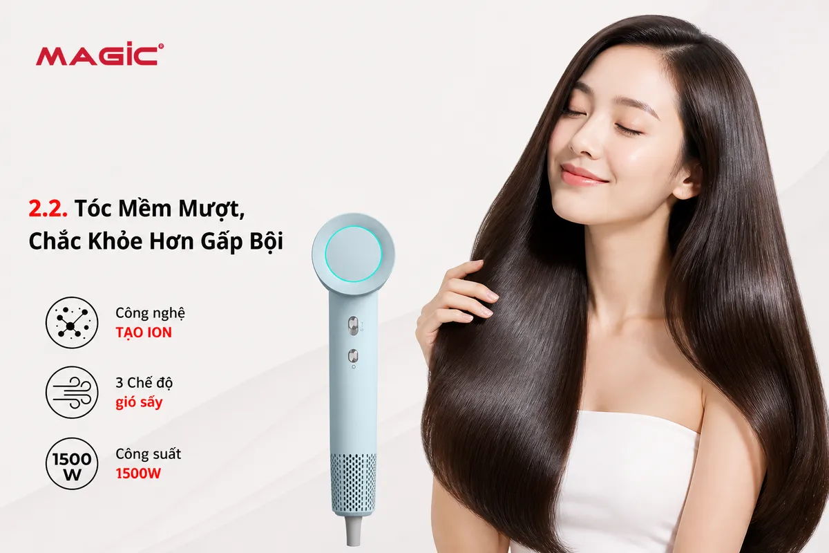 Máy Sấy Tóc Ion Âm Là Gì? Giải Pháp Toàn Diện Cho Mái Tóc Khỏe Đẹp Của Bạn 4 Máy Sấy Tóc Ion Âm Là Gì? Giải Pháp Toàn Diện Cho Mái Tóc Khỏe Đẹp Của Bạn 4